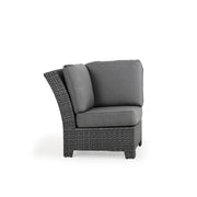 Kokomo Contemporary Outdoor Wicker Corner Chair
