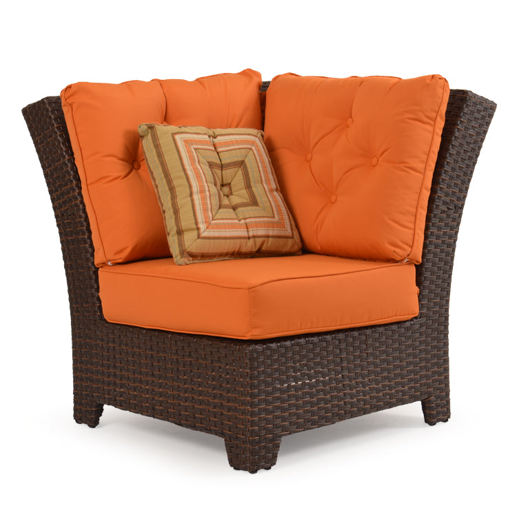 Kokomo Contemporary Outdoor Wicker Corner Chair