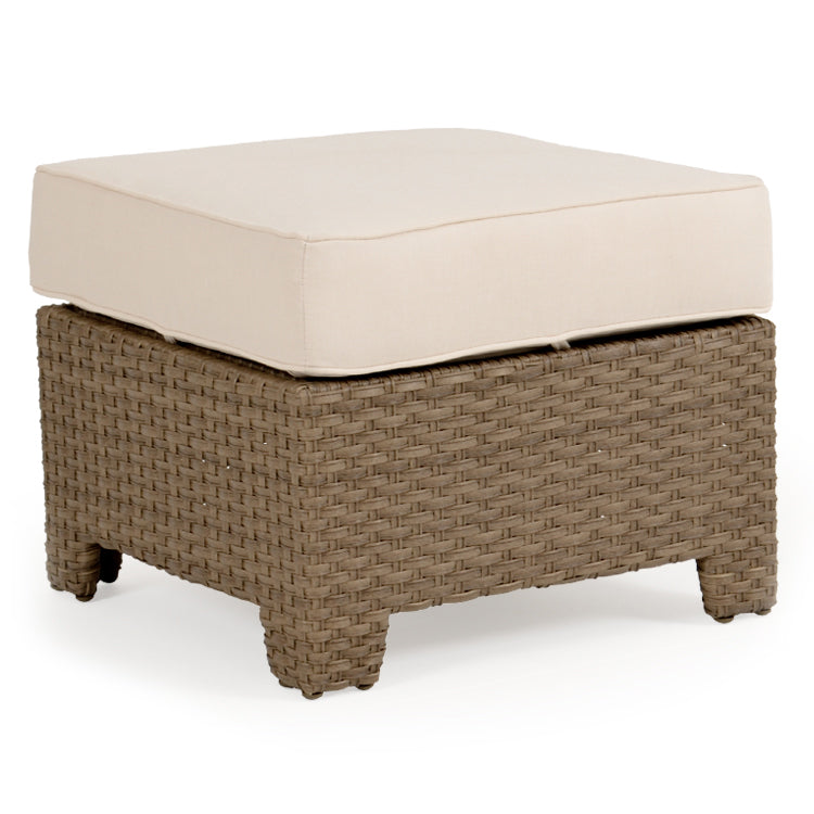 Kokomo Contemporary Outdoor Wicker Storage Ottoman