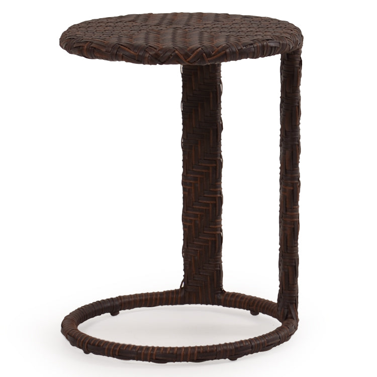 Kokomo Contemporary Outdoor Wicker Round End Table