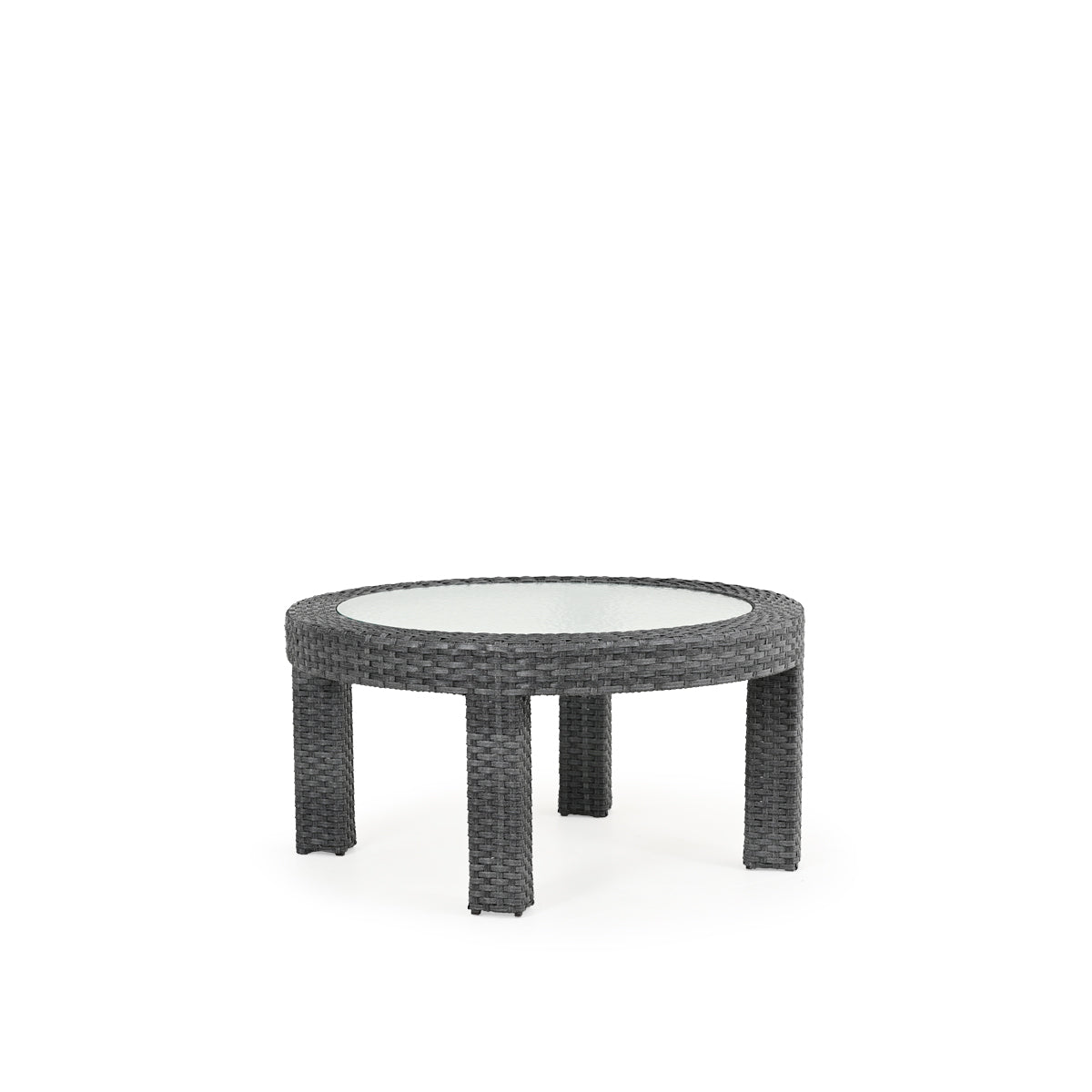 Kokomo Contemporary Outdoor Wicker Round Cocktail Table