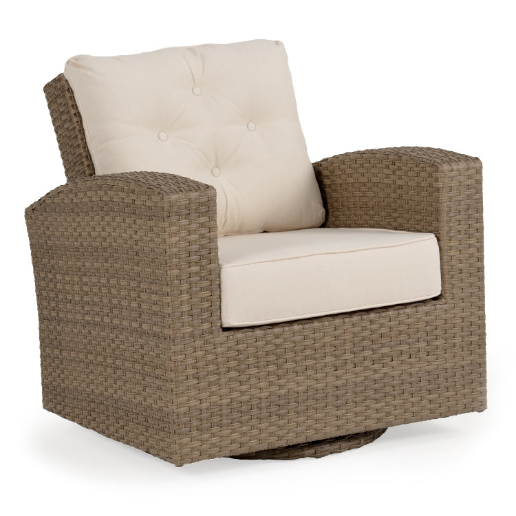 Kokomo Contemporary Outdoor Wicker Swivel Glider