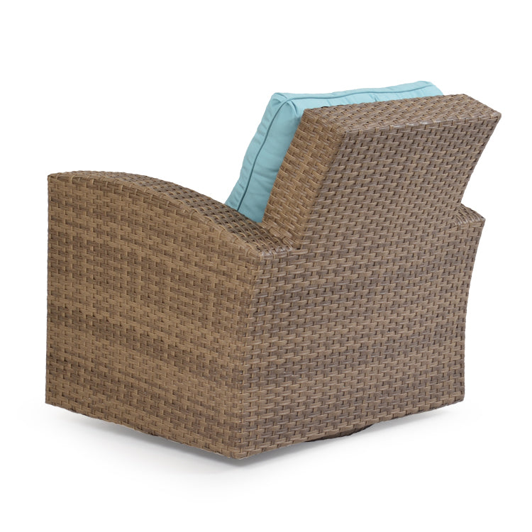 Kokomo Contemporary Outdoor Wicker Swivel Glider