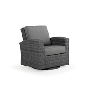 Kokomo Contemporary Outdoor Wicker Swivel Glider