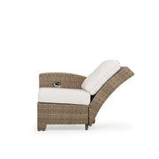 Kokomo Contemporary Outdoor Wicker Left Facing Reclining Arm Chair