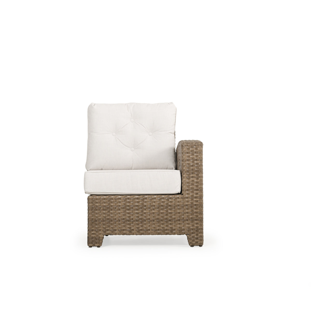 Kokomo Contemporary Outdoor Wicker Right Facing Reclining Arm Chair