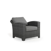Kokomo Contemporary Outdoor Wicker Reclining Back Club Chair