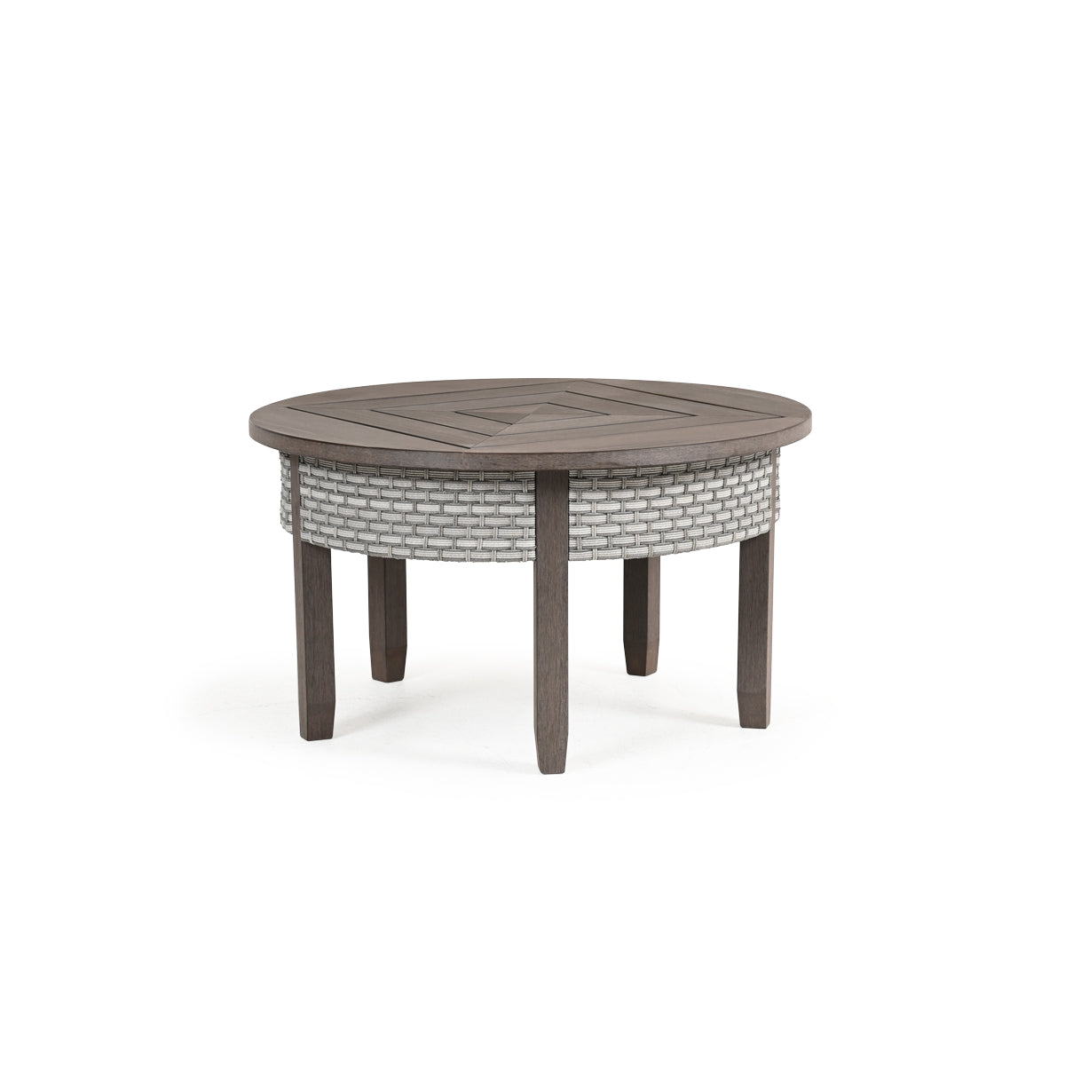 Retreat Outdoor Wicker Round Cocktail Table