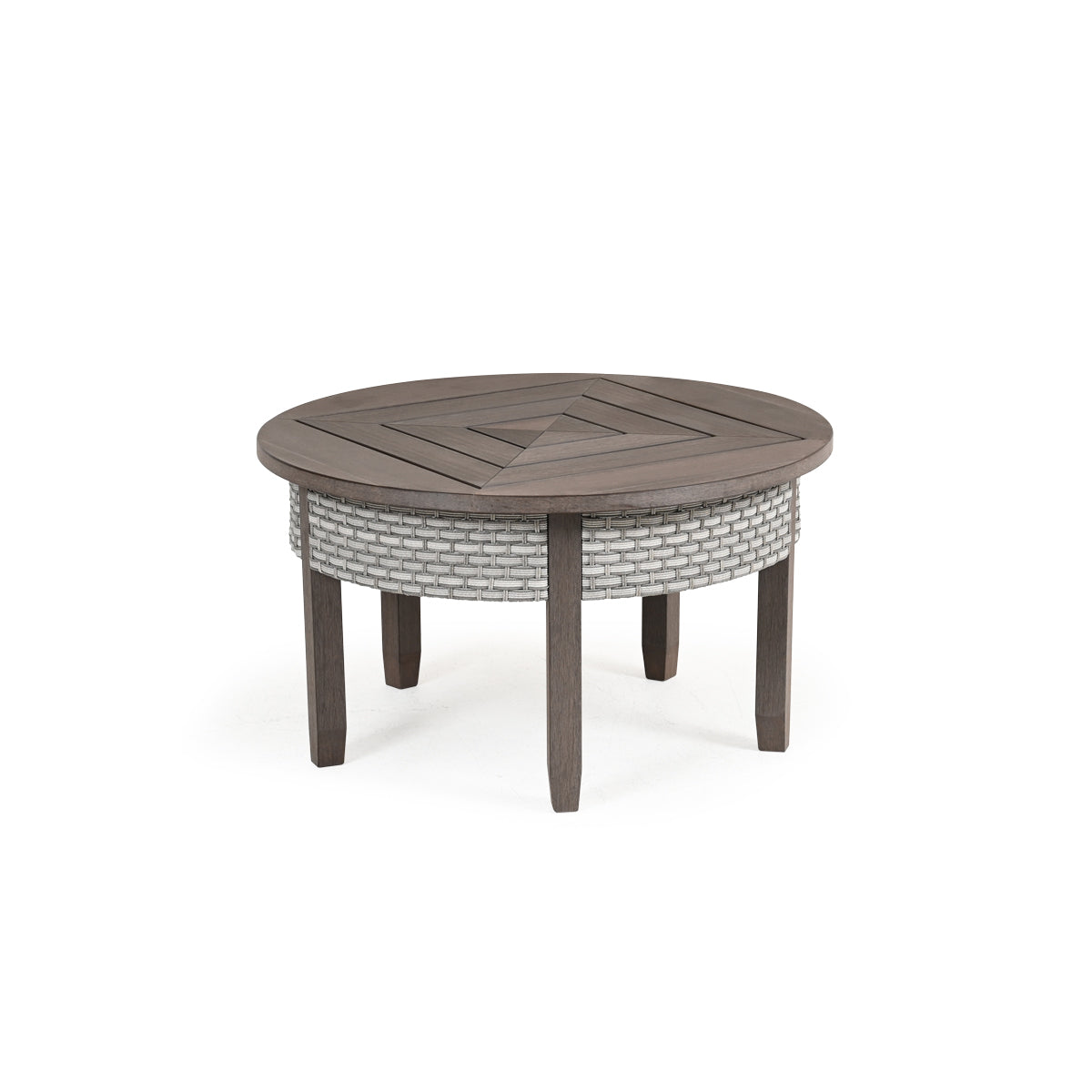 Retreat Outdoor Wicker Round Cocktail Table