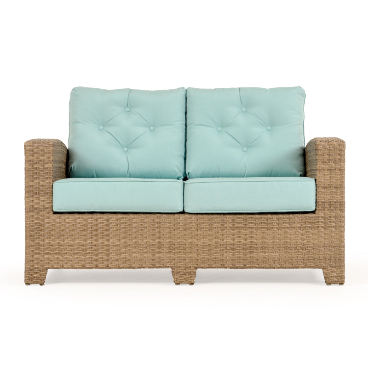 Kokomo Contemporary Outdoor Wicker Loveseat