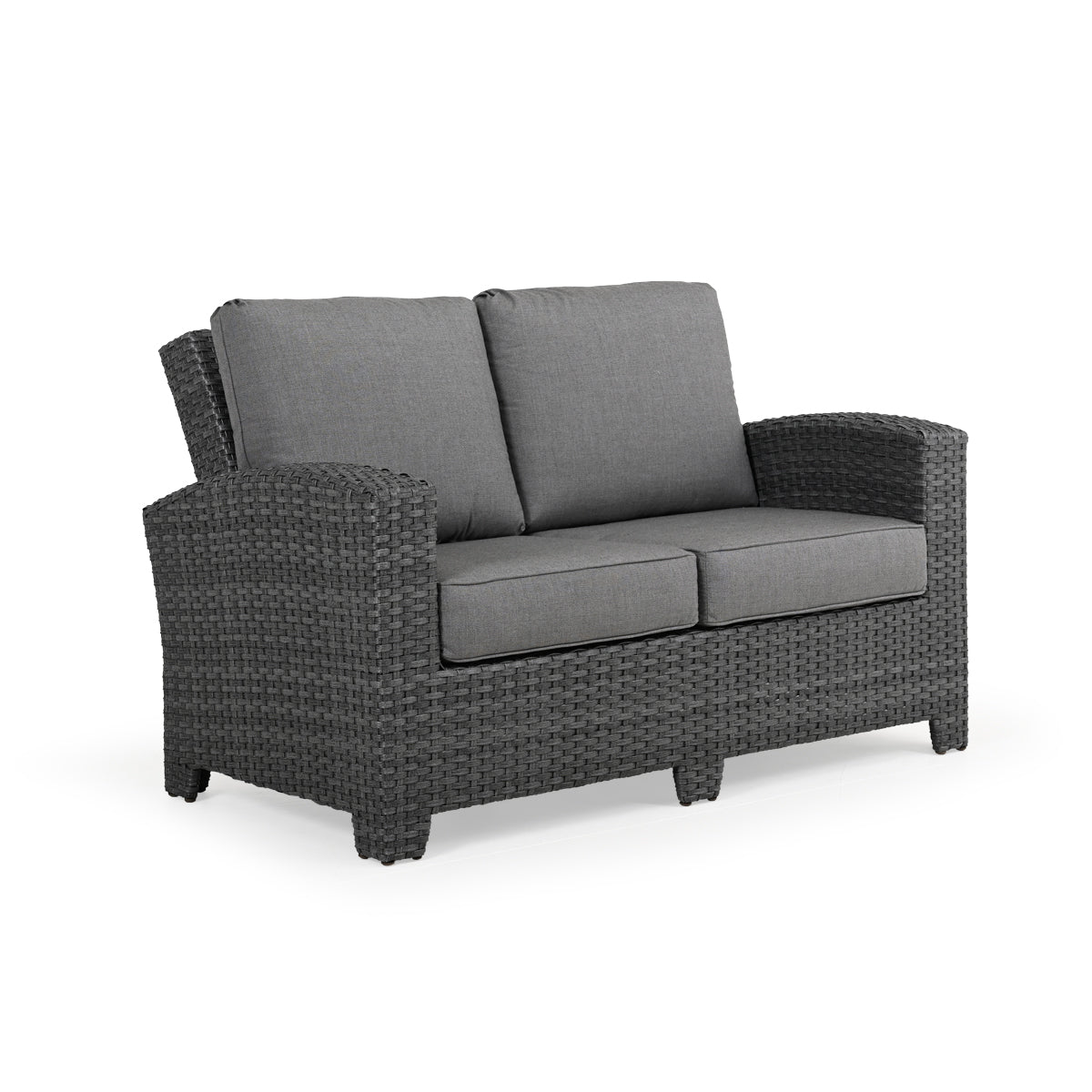 Kokomo Contemporary Outdoor Wicker Loveseat