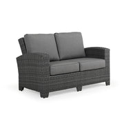 Kokomo Contemporary Outdoor Wicker Loveseat