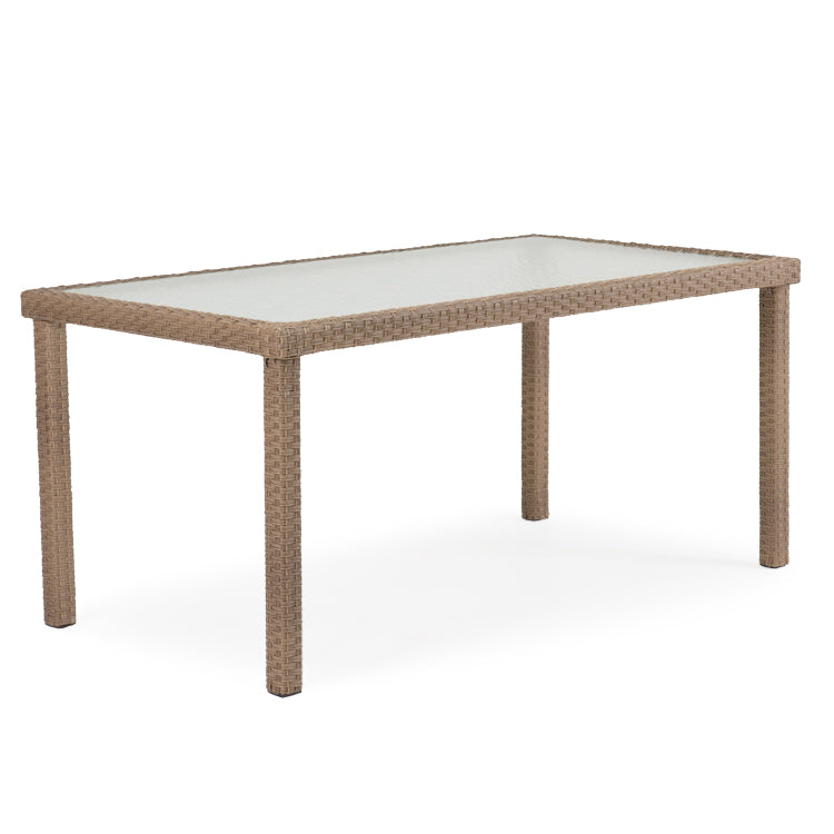 Kokomo Contemporary Outdoor 62" x 34" Rectangular Dining Table