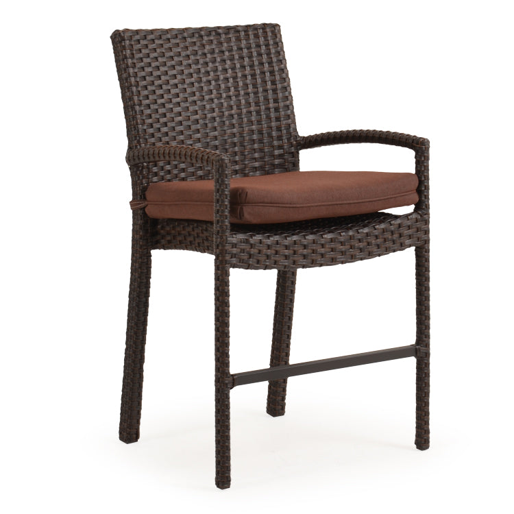 Kokomo Contemporary Outdoor Wicker Counter Stool