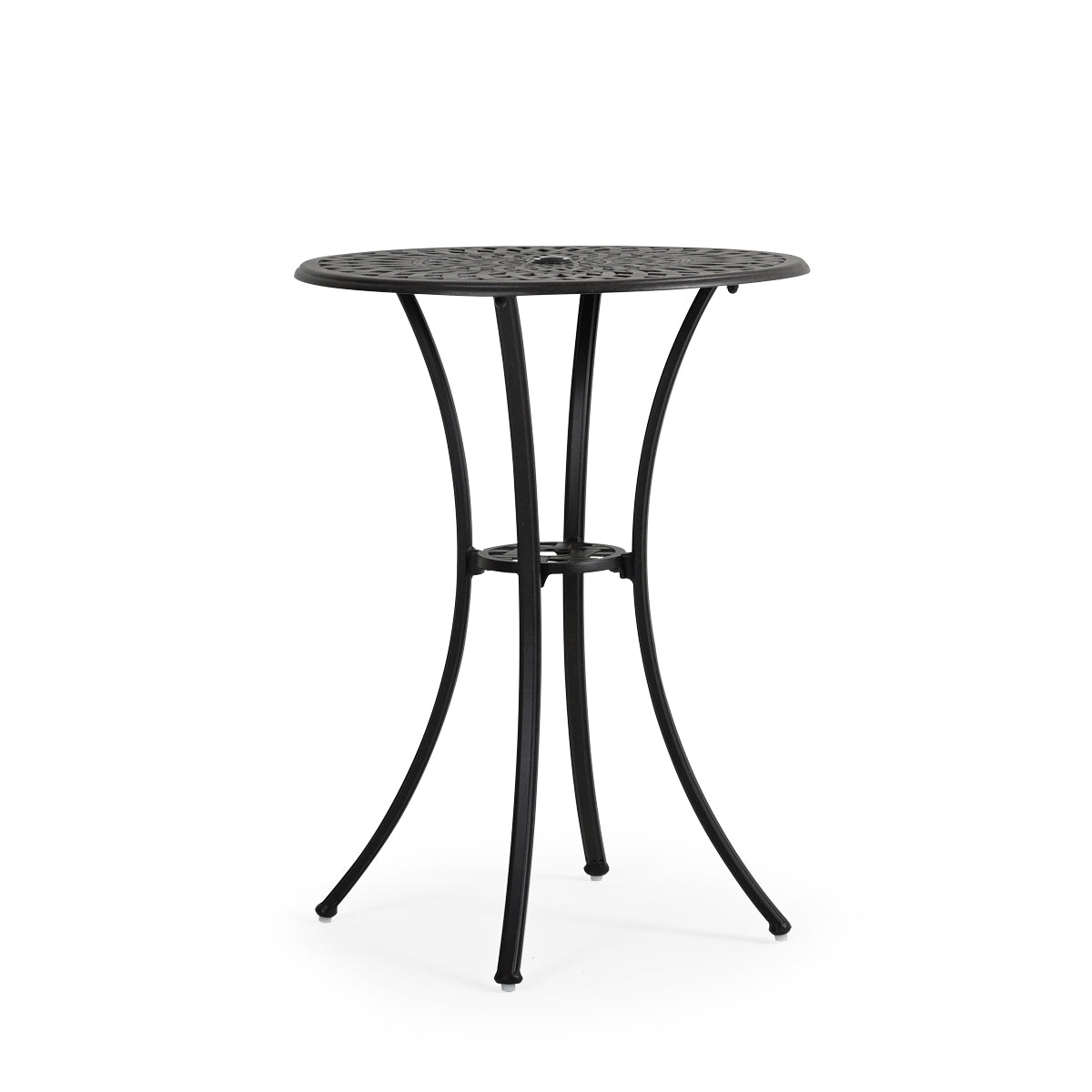 Trellis Outdoor Cast Aluminum 30" Round Bar Table