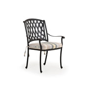 Trellis Outdoor Cast Aluminum Dining Arm Chair
