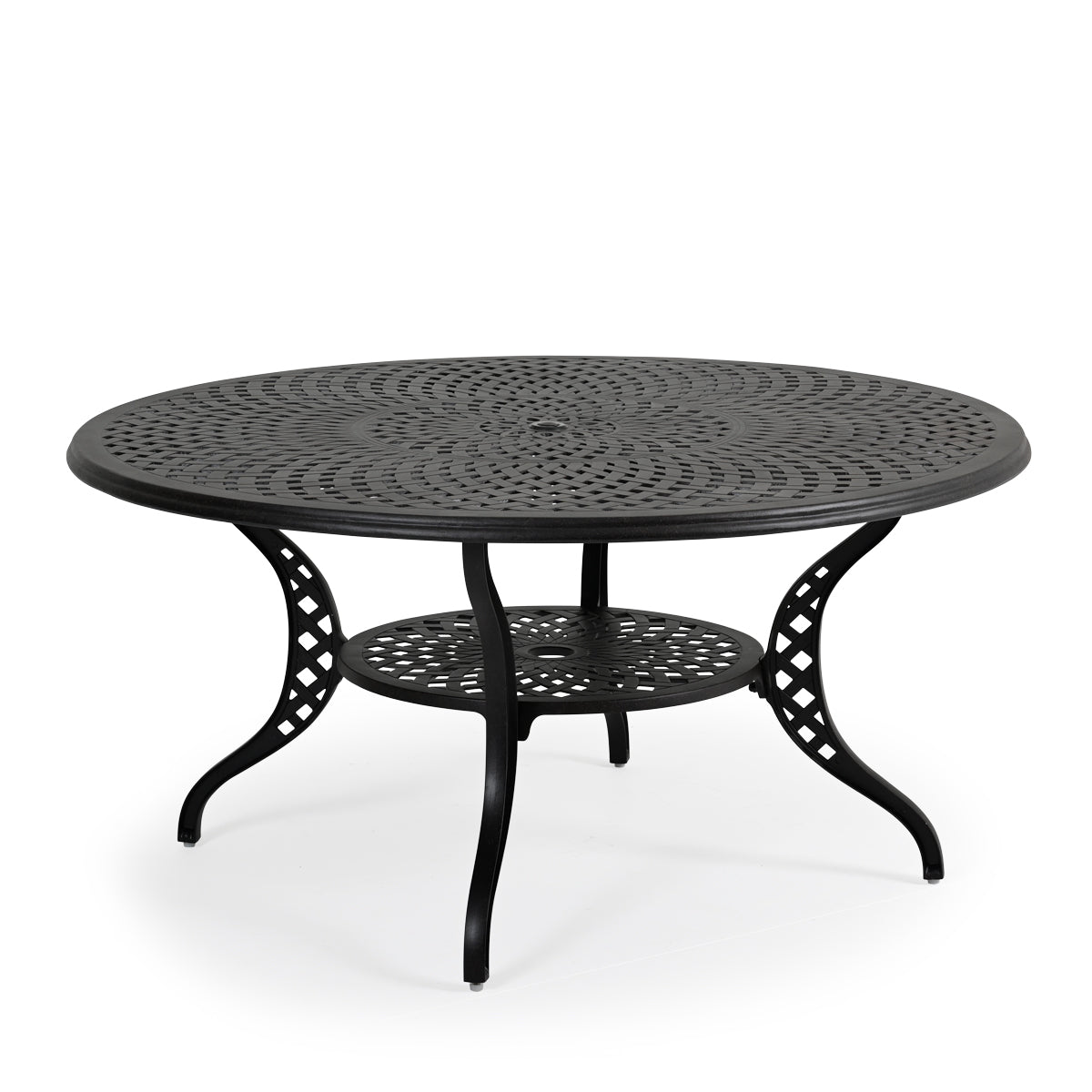 Trellis Outdoor Cast Aluminum 60" Round Dining Table