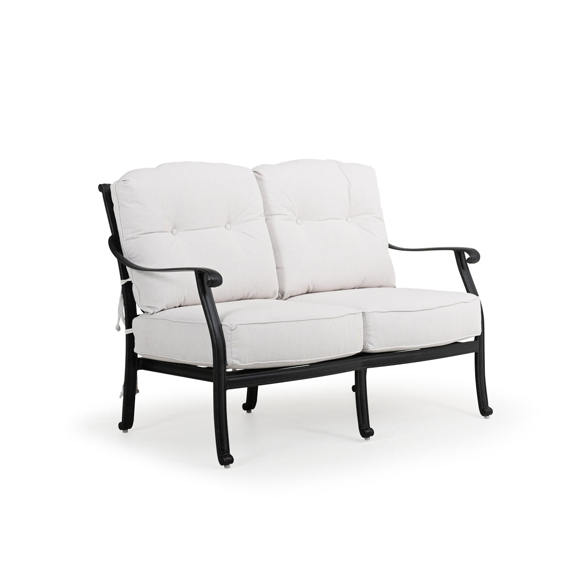 Charleston Outdoor Cast Aluminum Loveseat