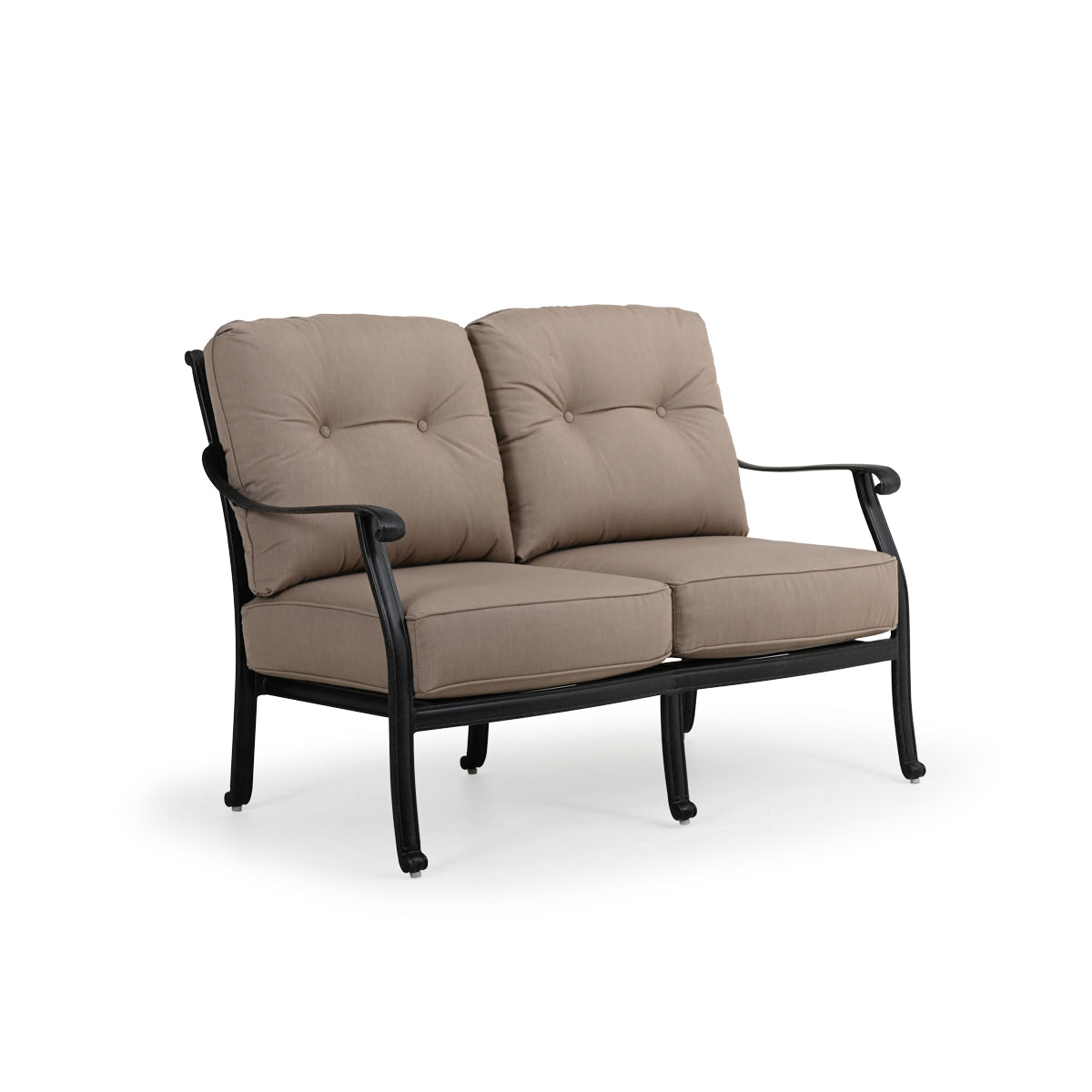 Charleston Outdoor Cast Aluminum Loveseat