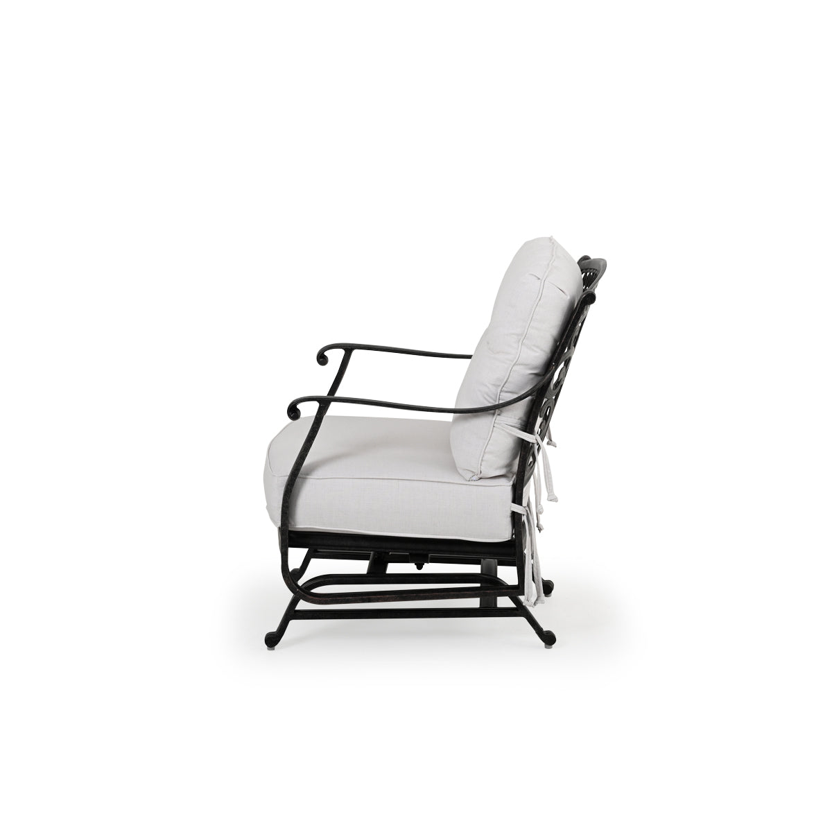 Charleston Outdoor Cast Aluminum Spring Chair