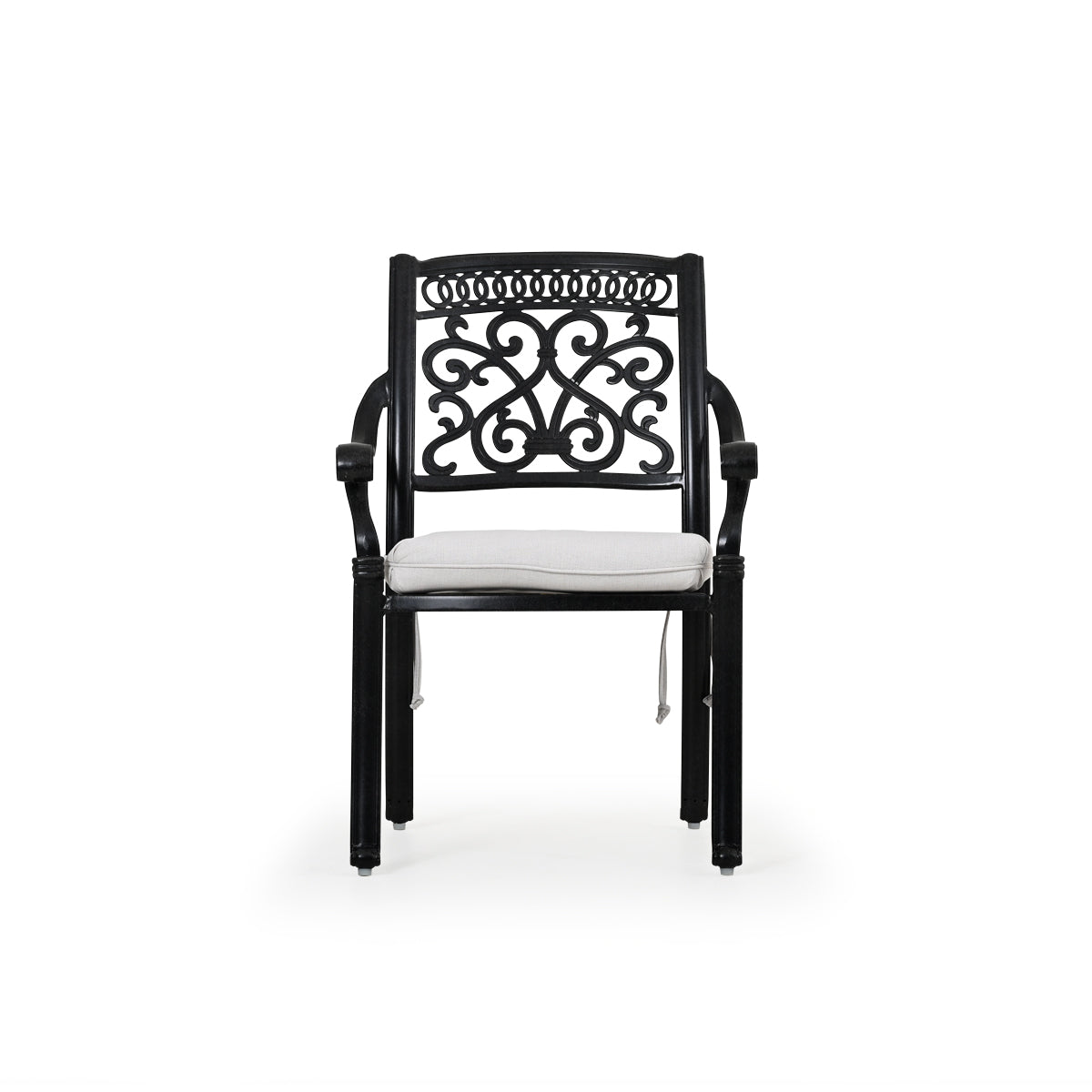 Charleston Outdoor Cast Aluminum Dining Arm Chair