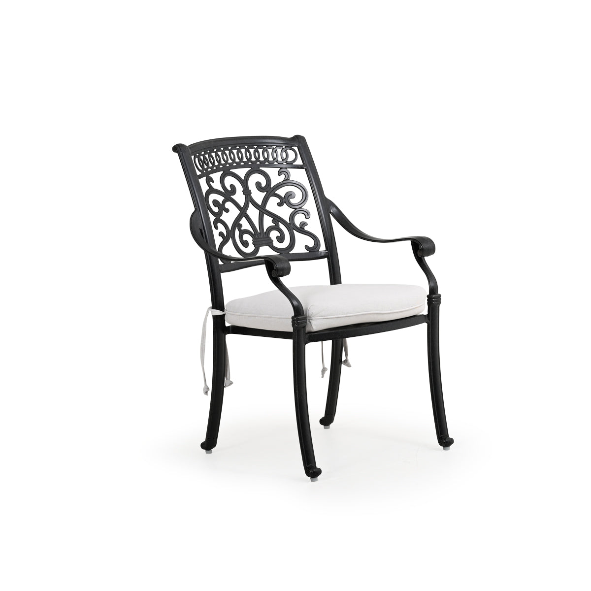 Charleston Outdoor Cast Aluminum Dining Arm Chair