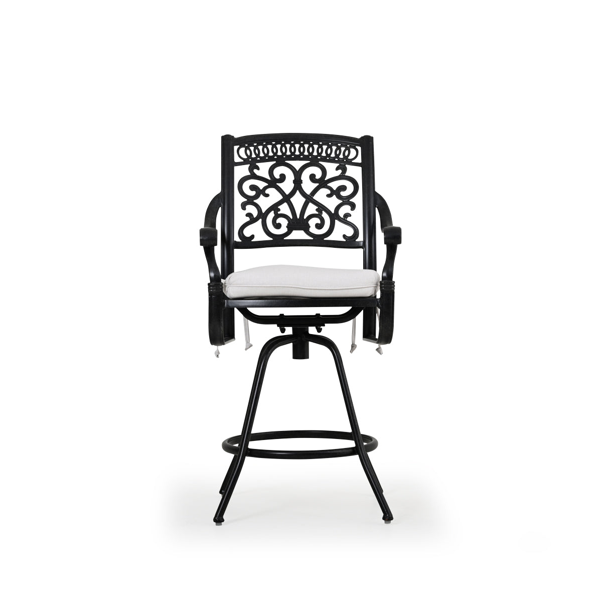 Charleston Outdoor Cast Aluminum Swivel Bar Stool