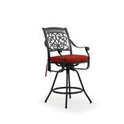 Charleston Outdoor Cast Aluminum Swivel Bar Stool
