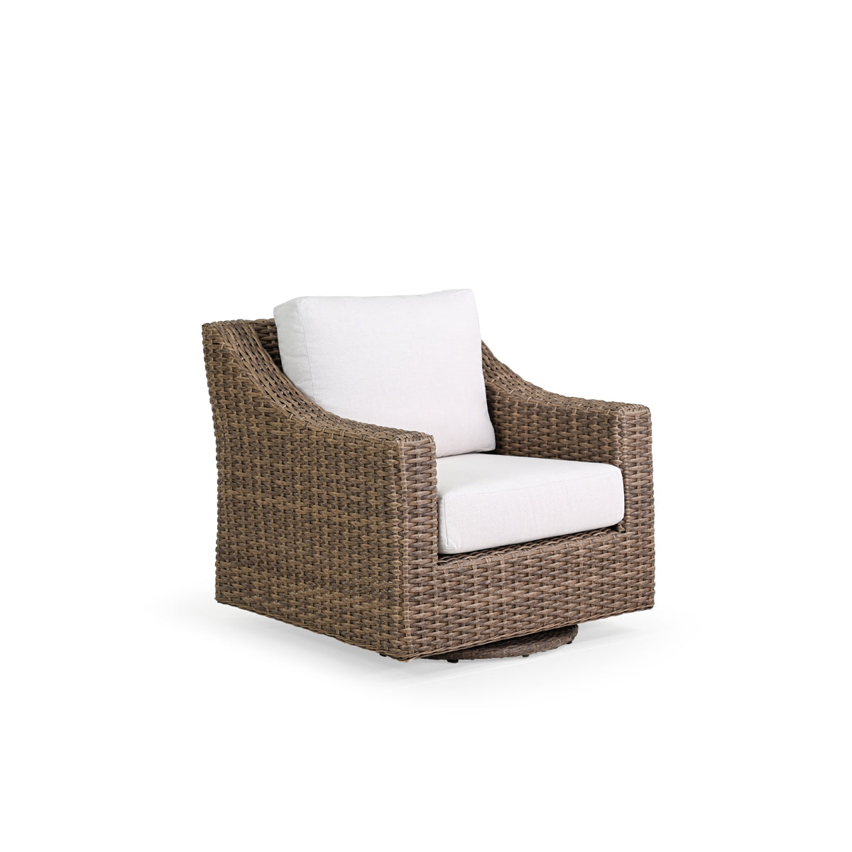 Bermuda Outdoor Wicker Swivel Glider