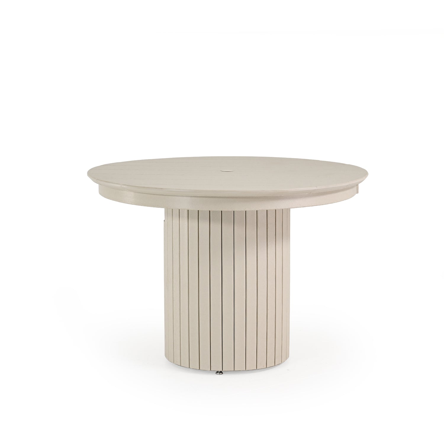 Mid-Century 44" Round Poly Lumber Dining Table