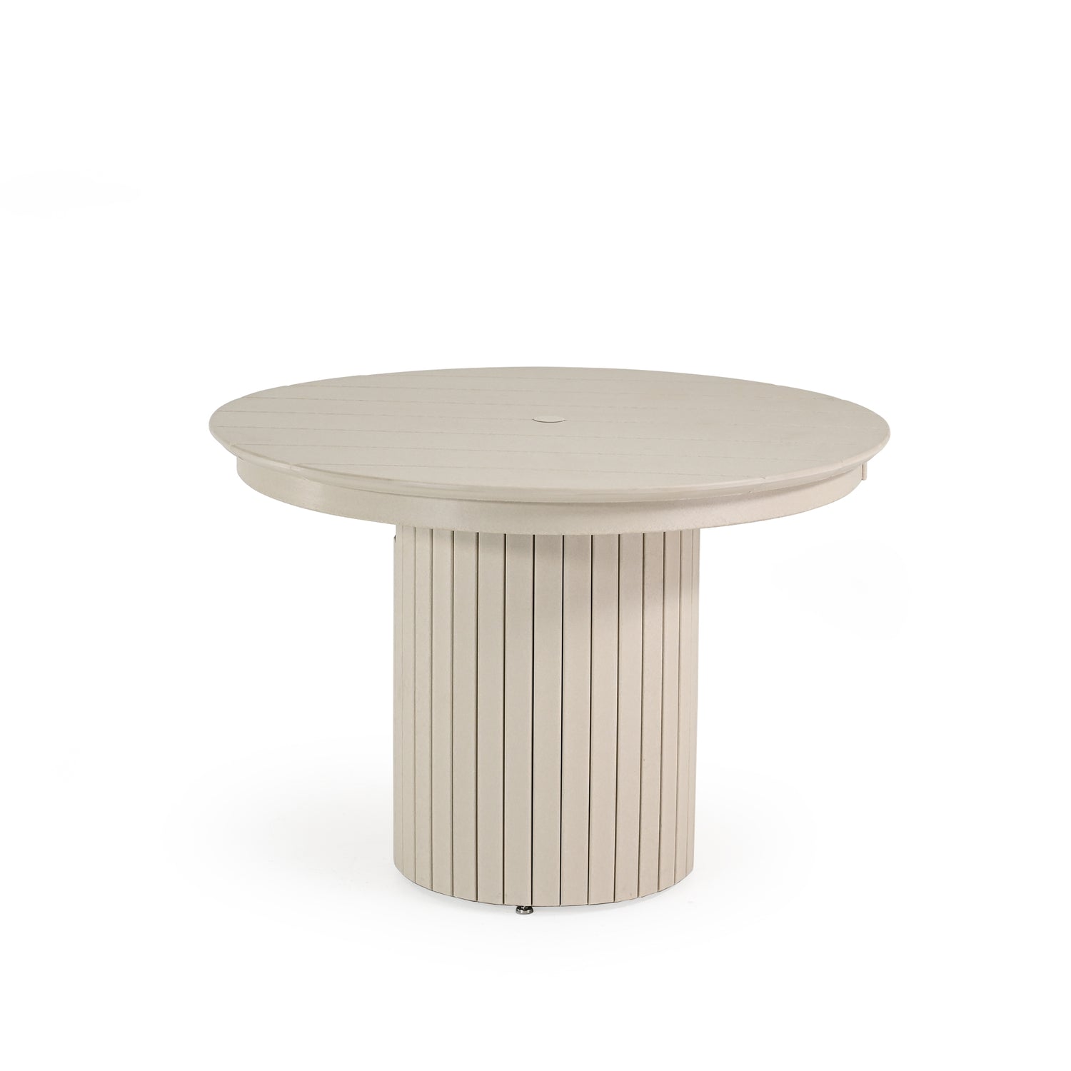 Mid-Century 44" Round Poly Lumber Dining Table