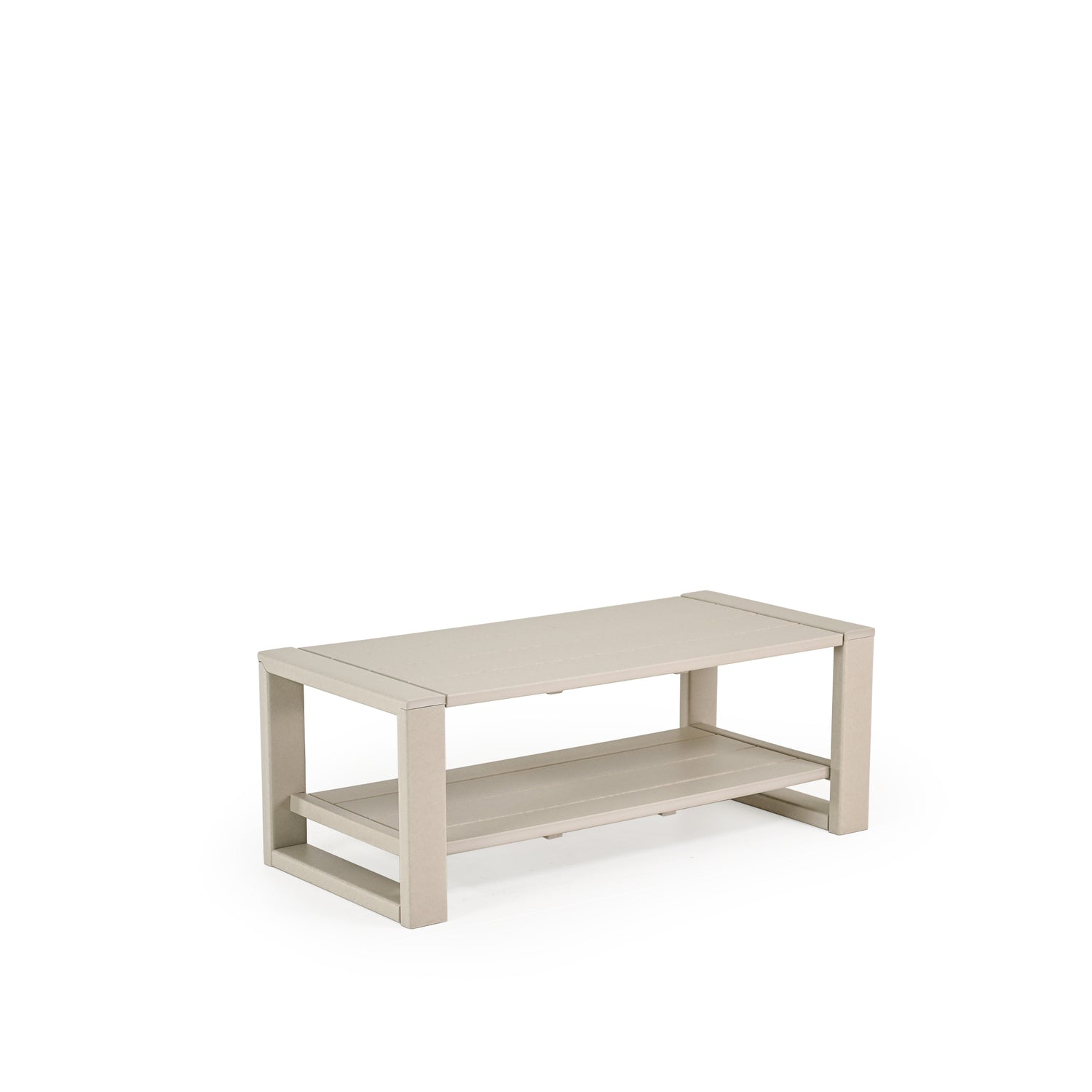 Modern Poly Lumber Cocktail Table