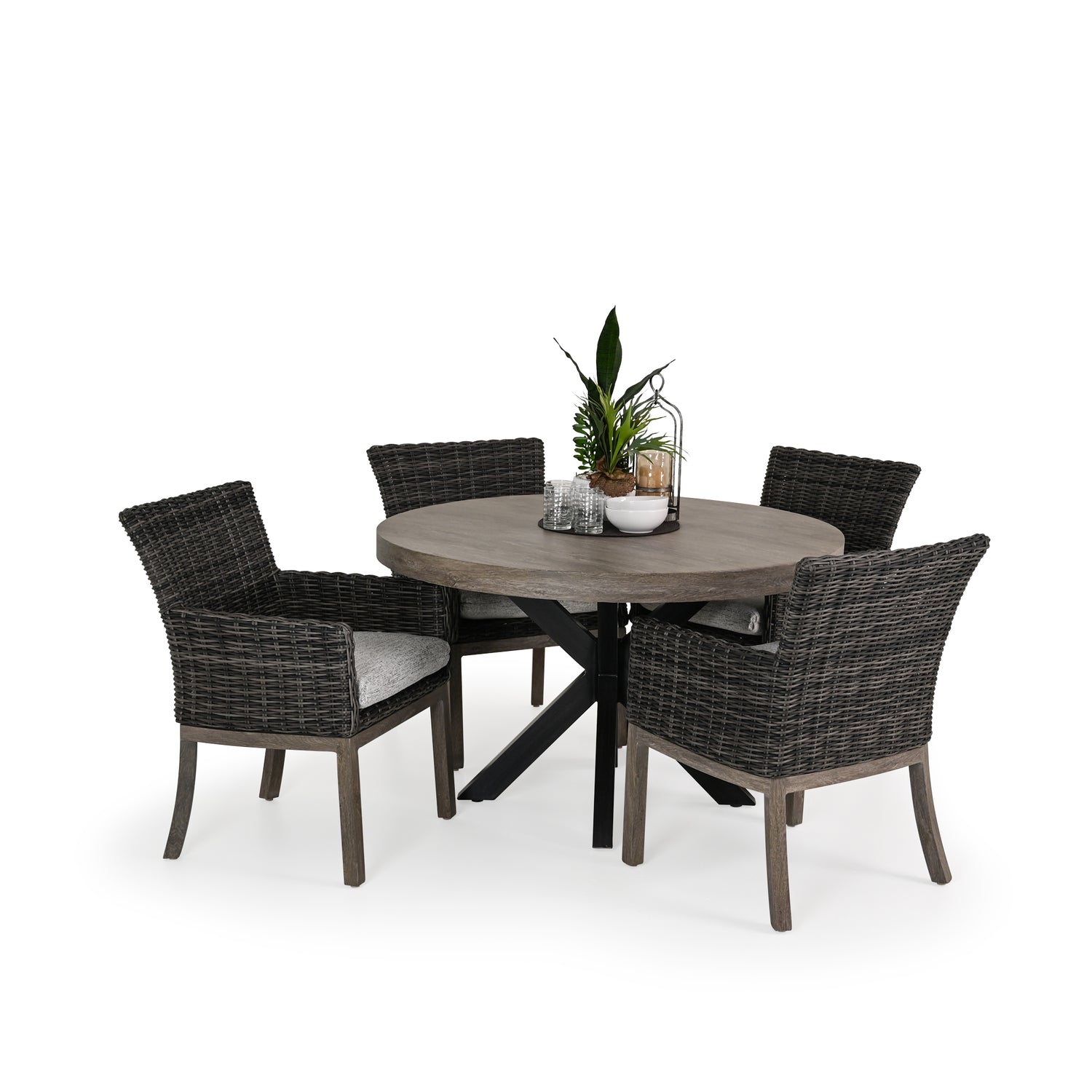 Amelia Island Outdoor 5 Piece Dining Set