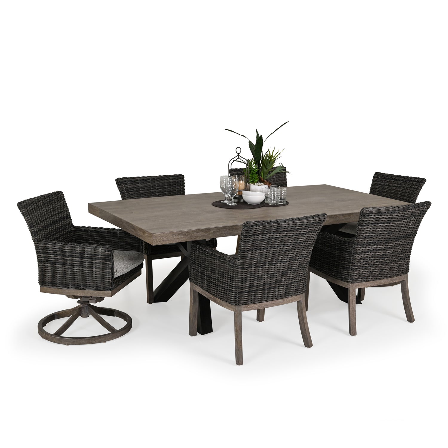 Amelia Island Outdoor 7 Piece Dining Set