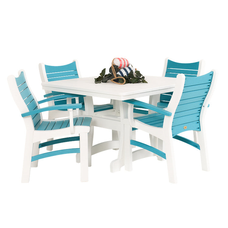 Bayshore Outdoor 5 Piece Poly Lumber Dining Set