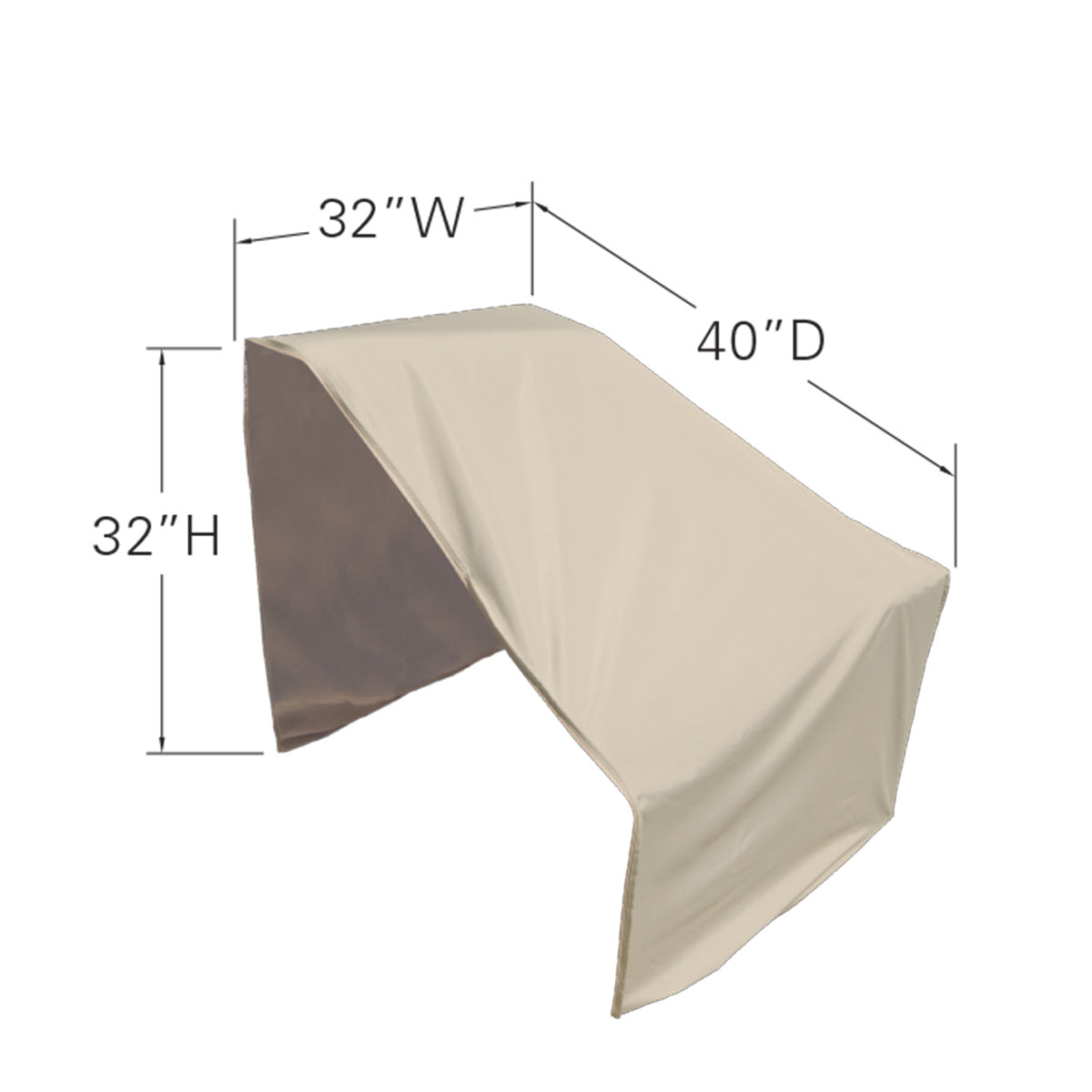 Furniture Cover - Modular Left End - Right Facing