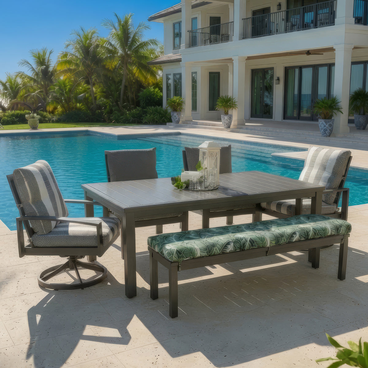 Costa Outdoor Aluminum Dining Chair