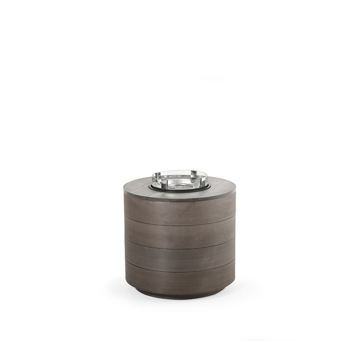 Cayman Outdoor PoliSoul™ Round Fire Pit with Wind Guard