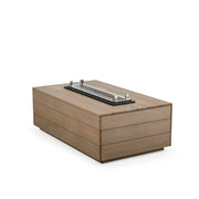 Cayman Outdoor PoliSoul™ Rectangular Fire Pit with Wind Guard