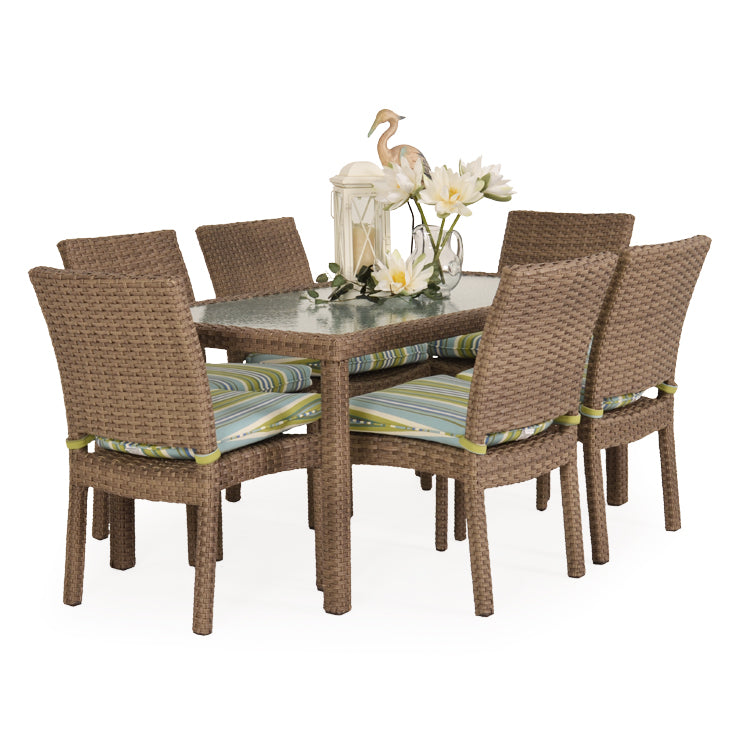 Kokomo Contemporary Outdoor 62" x 34" Rectangular Dining Table