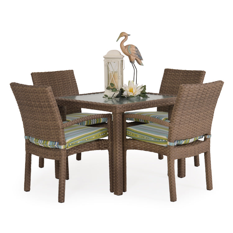 Kokomo Contemporary Outdoor Stackable 5 Piece Dining Set