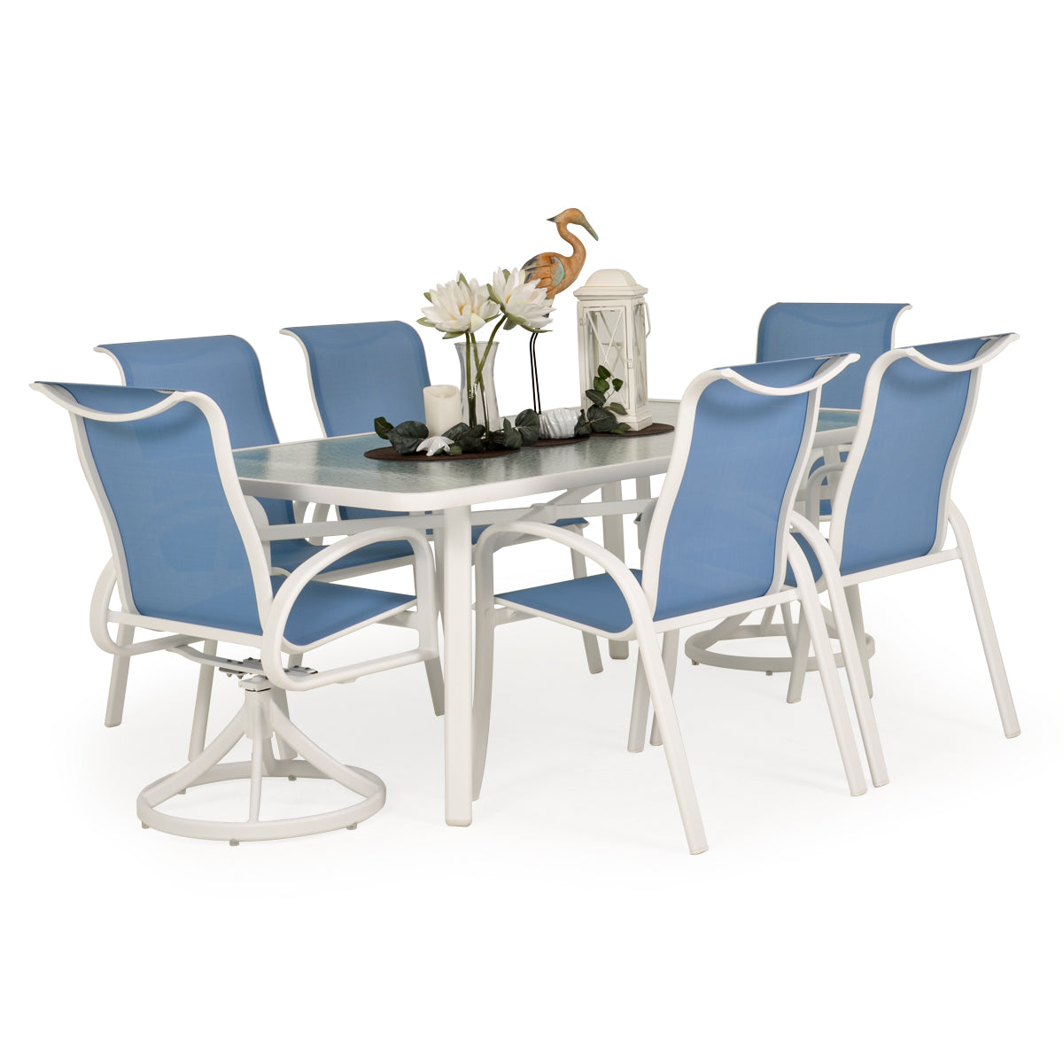 Madeira Outdoor 7 Piece Sling Dining Set