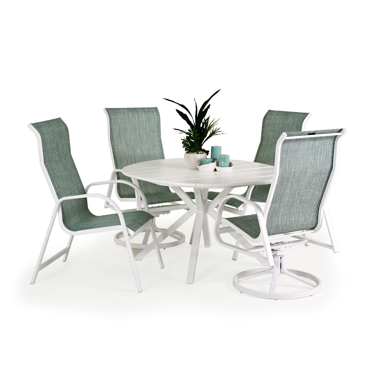 Ocean Breeze 5 Piece Mixed Sling Dining Set