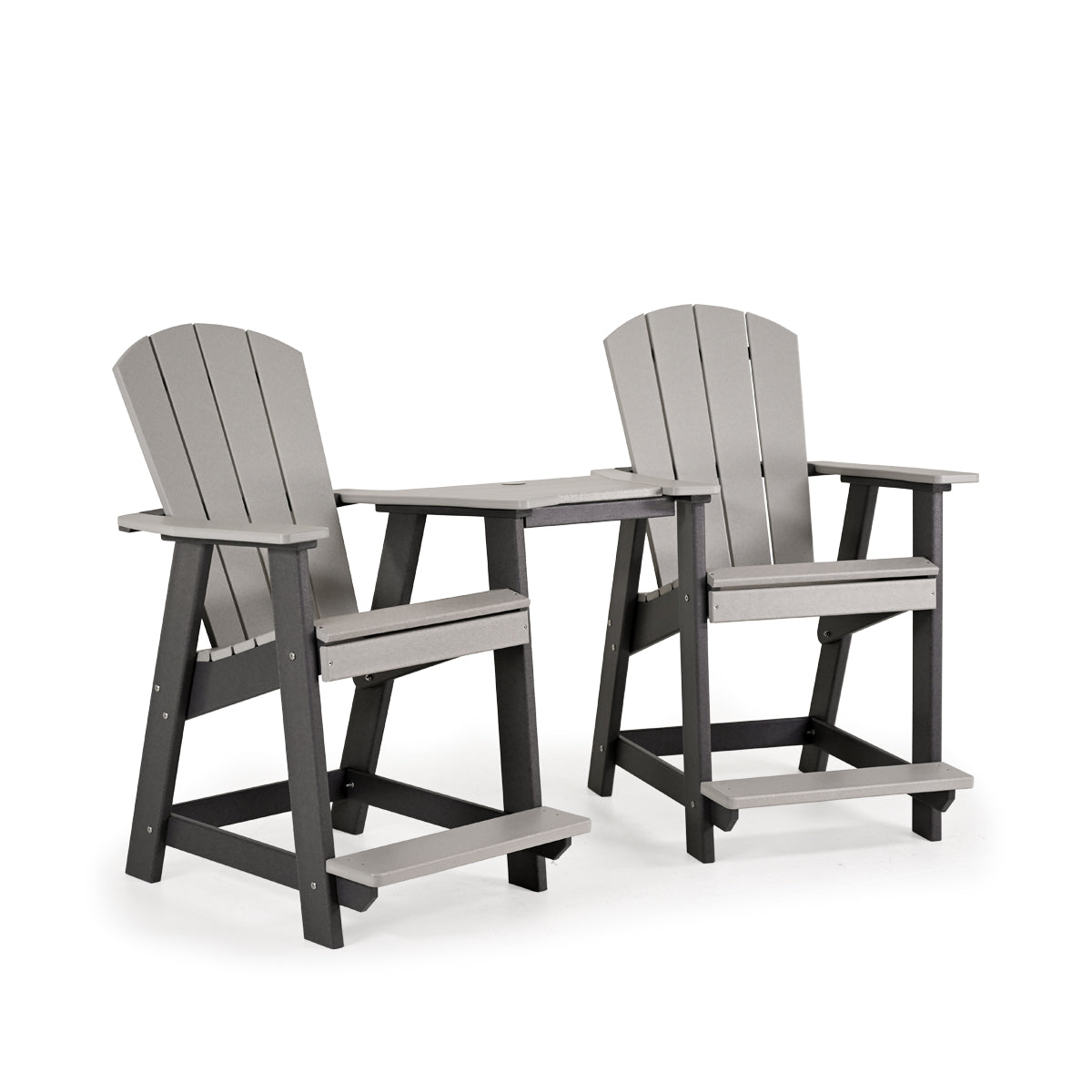 Fanback Poly Lumber Adirondack Settee