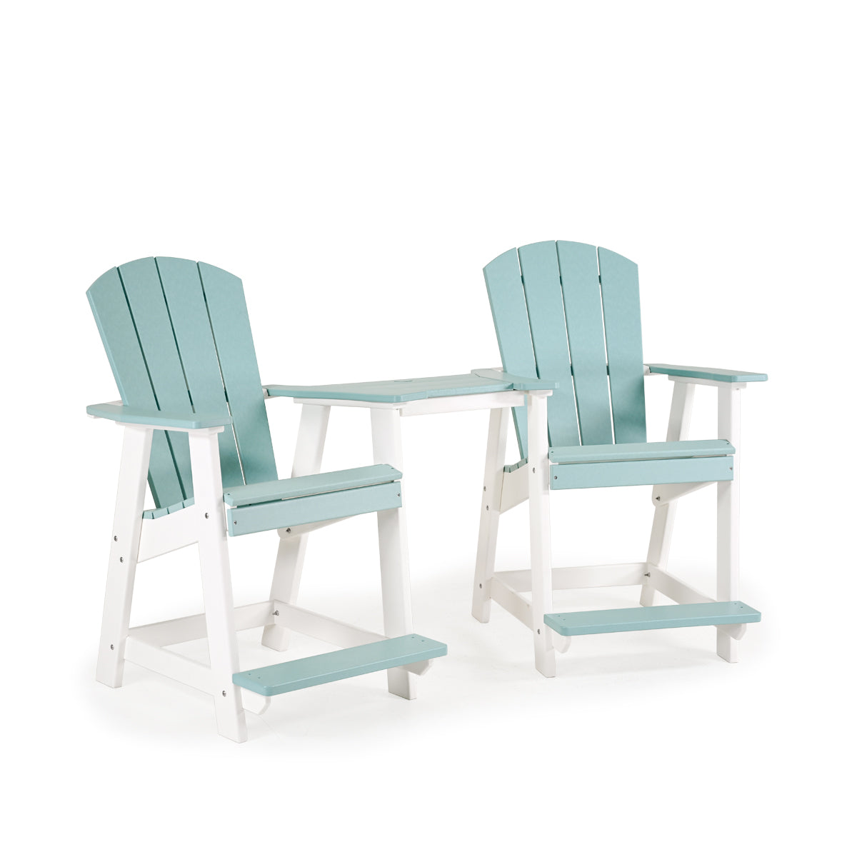 Fanback Poly Lumber Adirondack Settee