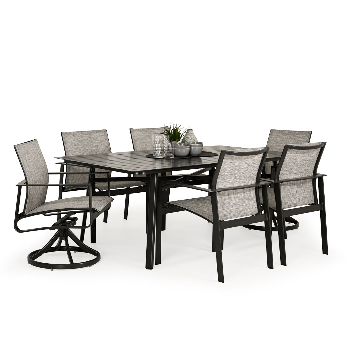 Reef Outdoor Aluminum 7 Piece Dining Set