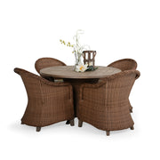 Sanibel Outdoor Wicker 48" Round Dining Table