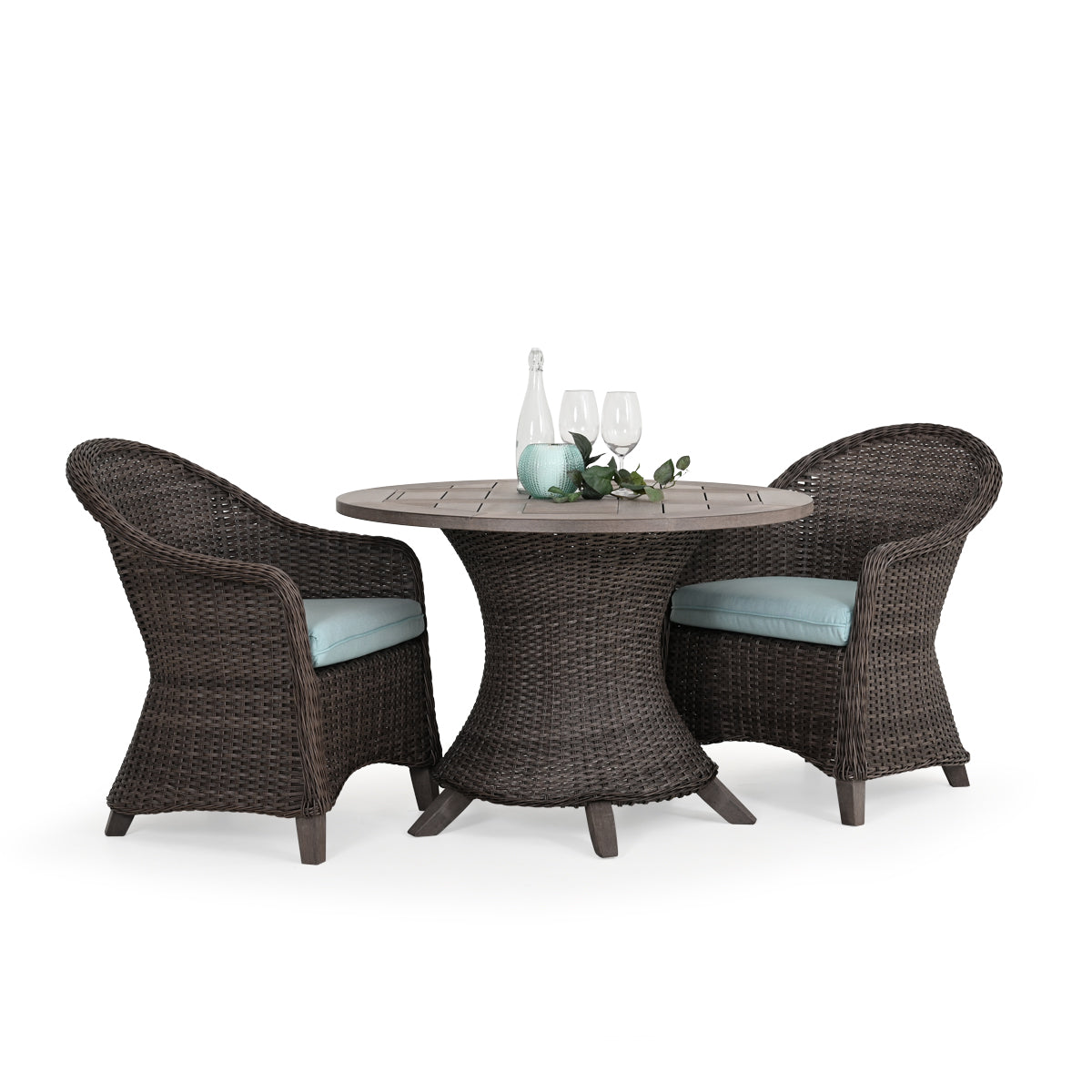 Sanibel Outdoor Wicker 48" Round Dining Table