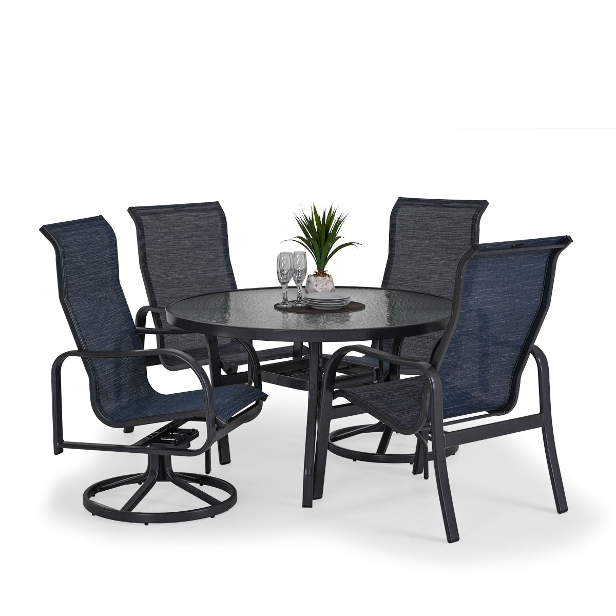 Sonata 5 Piece Mixed Sling Dining Set