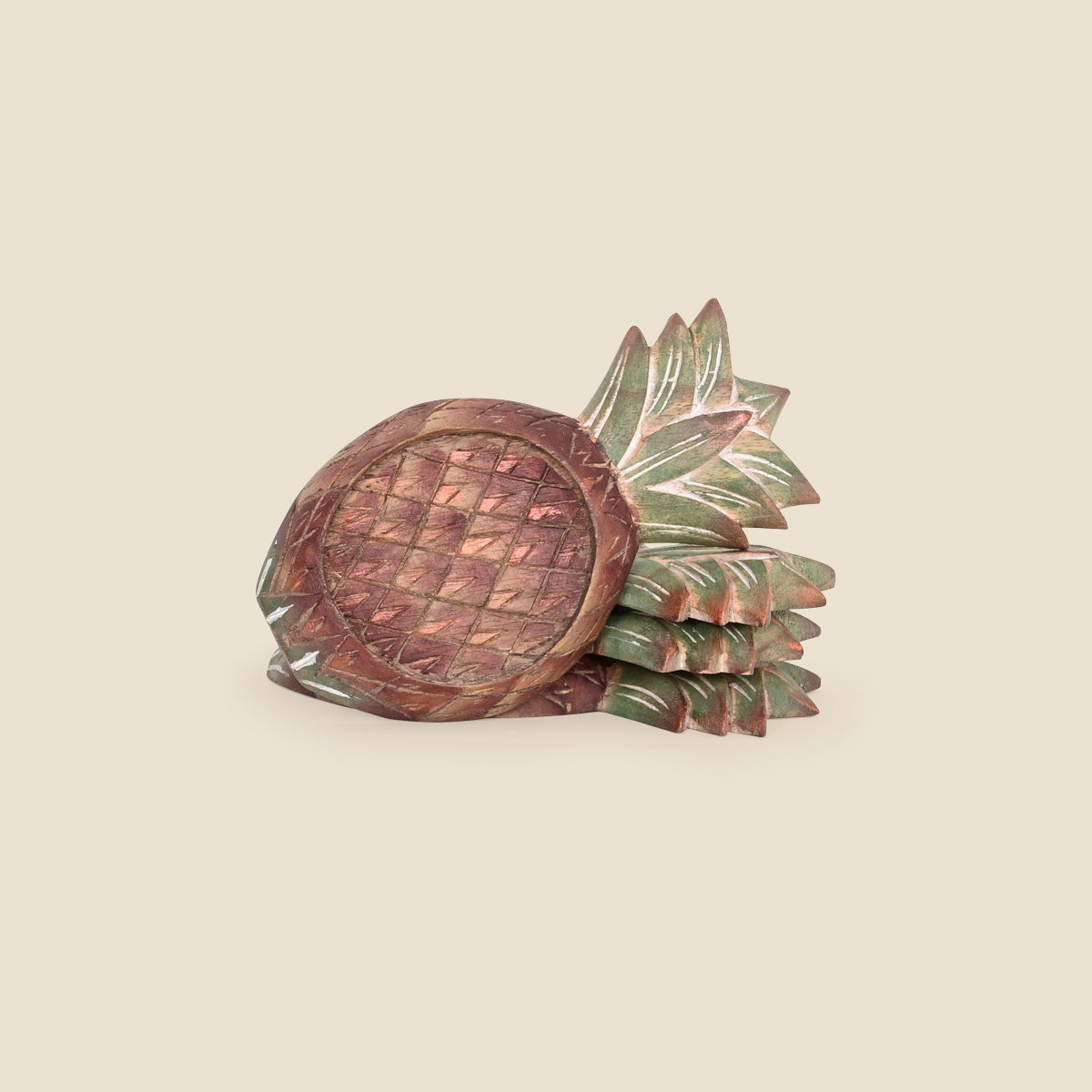 Pineapple Coasters - Set of 4